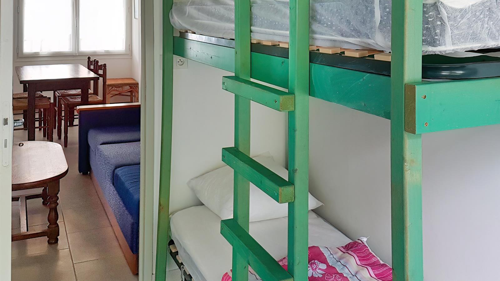 bedroom with bunk beds - Camping La Siesta | La Faute sur Mer