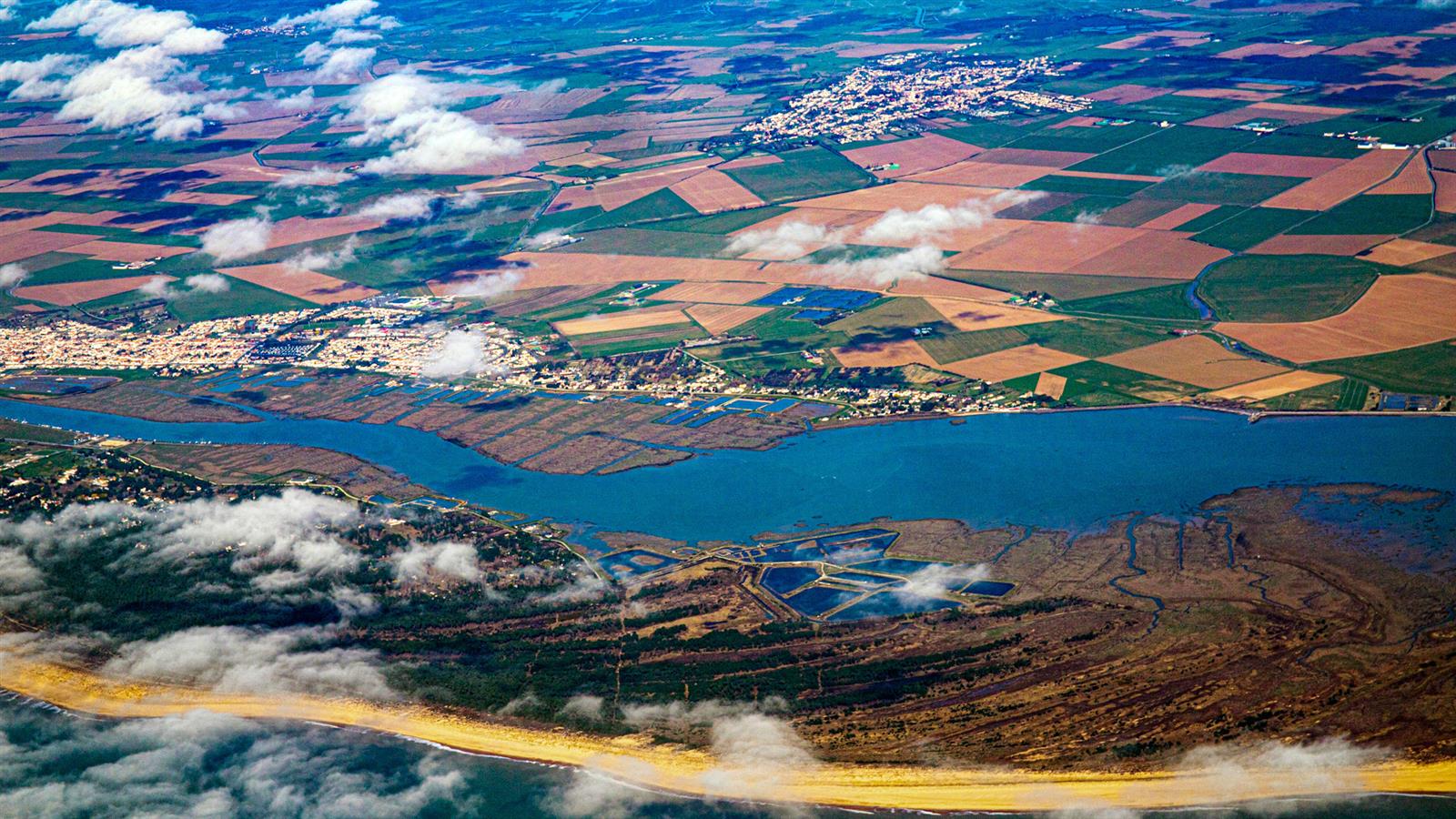 Vista aérea de L'aiguillon sur mer - Camping La Siesta | La Faute sur Mer